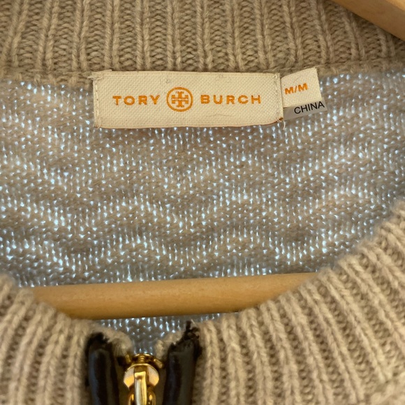 Tory Burch Wool sweater zip-up - Picture 2 of 4